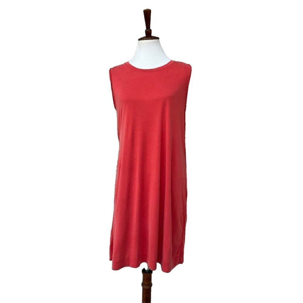 Rachel Rachel Roy CoCo Tencel Draped Back Casual Lave Shift Dress Women L